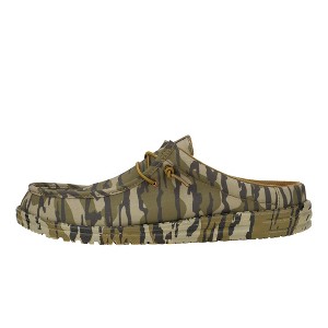 Hey Dude X Mossy Oak Wally Slip - Mens Comfortable Slip on Mules - 1 of 4