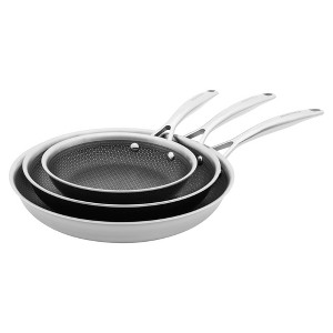 Henckels Paradigm 3-pc Stainless Steel Nonstick Fry Pan Set - 1 of 4
