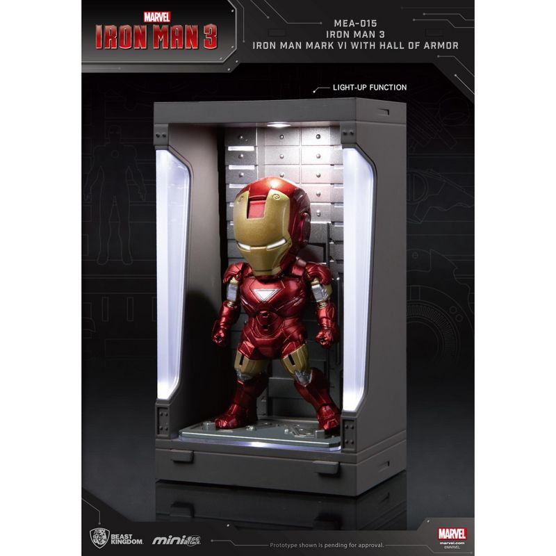 Marvel Iron Man 3 /Iron Man Mark VI with Hall of Armor (Mini Egg Attack), 4 of 6