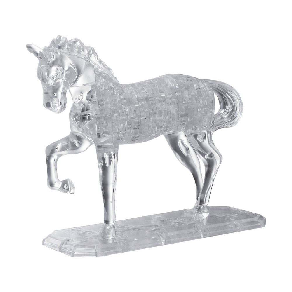 Bepuzzled 3D Crystal Puzzle - Horse (White): 98pc