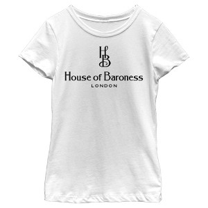 Girl's Cruella House of Baroness London Logo T-Shirt - 1 of 4