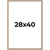 PosterPalooza | Deco Brown Picture Frame - UV Acrylic, Foam Board Backing, Hanging Hardware - 2 of 4