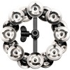 MEINL Headliner Hi Hat Tambourine Steel Jingles Black 2 Row - 2 of 4