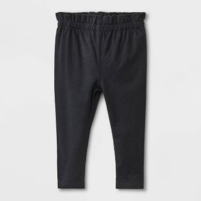 Image of Baby Girls' Knit Leggings - Cat & Jack™ Black 3-6M