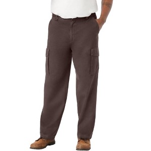 Boulder Creek by KingSize Men's Big & Tall Renegade Side-Elastic Waist Cargo Pants - 1 of 4