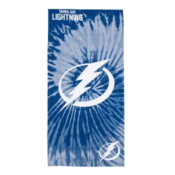 NHL Tampa Bay Lightning Pyschedelic Beach Towel