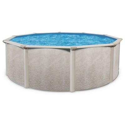 Aquarian Phoenix 18' x 52" Steel Frame DIY Family Size Above-Ground Backyard Pool – Pool Only (Accessories Sold Separately)