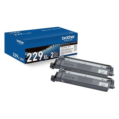 Brother TN229XL Black High Yield Toner Cartridge 2/Pack (TN229XL2PK)