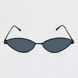 Women's Metal Cateye Sunglasses - Wild Fable™ Black