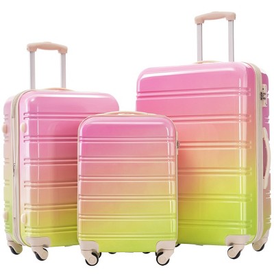 Hardshell Expandable Luggage Set,3-Piece Lightweight Suitcase with TSA Lock and Spinner Wheels (20"/24"/28") – Cuddlewood