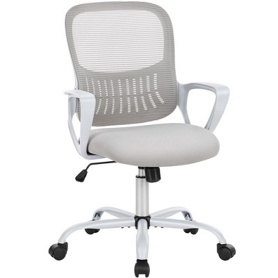 DOMETOUR Ergonomic Office Home Desk Mesh Fixed Armrest