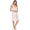 Casual Nights Women's Satin Lace Camisole Nightgown - 3 of 4