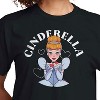 Women's - Disney Princess - Cinderella Kiss Cropped Graphic T-Shirt - 2 of 4