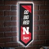 Evergreen Ultra-Thin Glazelight LED Wall Decor, Pennant, University of Nebraska- 9 x 23 Inches Made In USA - 2 of 4