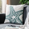 Whitney Pillow (Set of 2) - Blue - 18"X18" - Safavieh - 2 of 4