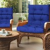 PAGED 2-piece Set Outdoor Chair Cushions,44 x 22 inch,Tufted Patio Furniture Cushions with Waterproof and Fade-Resistant - 2 of 4