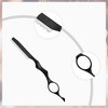 Unique Bargains Durable Haircut comb with Blades for Hair Styling Black 1 Pc - 3 of 4