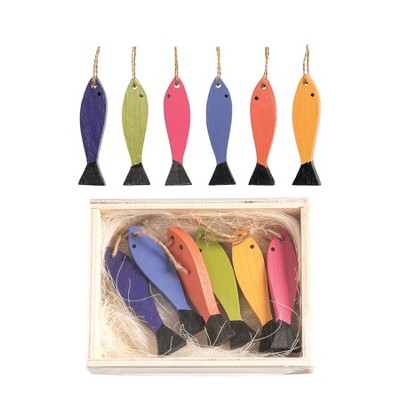 Gallerie II Fish Boxed Ornaments, Set of 6