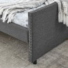 NicBex Queen Size Upholstered Tufted Daybed with 2 Drawers and Button Back for Bedroom,Living Room,Apartment,Dark Gray - 4 of 4