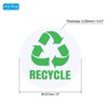 Unique Bargains Self-Adhesive PVC Vinyl Waterproof Indoor and Outdoor Trash Bin Sticker 12 Pcs 5 Inch - 2 of 4