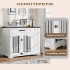 COZONY Furniture Style Dog Crate for Large Dogs with Feeding Station & Storage - 4 of 4