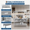 Stainless Steel Prep Table,60" x 24" Commercial Kitchen Table with Undershelf, Work Table Workbench for Restaurant Home Hotel - 3 of 4
