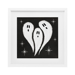 Stupell Industries Wee Bit Wicked Ghosts Framed Print Under Glass Art - 1 of 4