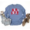 Simply Sage Market Women's Hey Cupid Pink Long Sleeve Garment Dyed Graphic Tee - 2 of 2