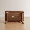 Racxily Solid Oak Natural Wood Shoe Bench & Storage Rack, Elegant Design, Multi-Functional for Entryway/Bedroom - 2 of 4
