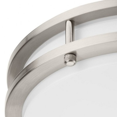 Abide Brushed Nickel 10.24" LED Flush Mount Light