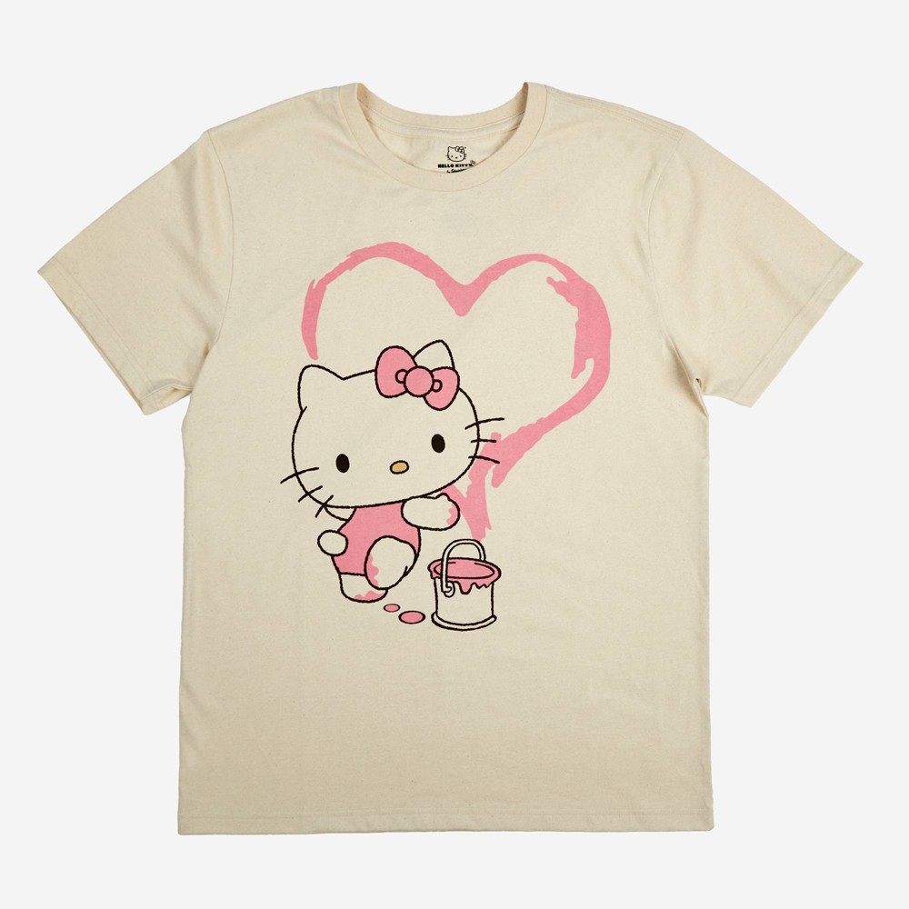 Men's Sanrio Hello Kitty Short Sleeve Crewneck T-Shirt - Pink M