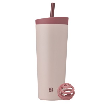 BlenderBottle 24oz Stainless Steel Strada Straw Tumbler