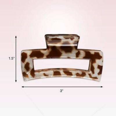 scunci Medium Sized Rectangle Claw Clips - All Hair - 3pcs - image 4
