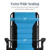 Best Choice Products Oversized Padded Zero Gravity Chair, Folding Outdoor Patio Recliner w/ Side Tray - 3 of 4