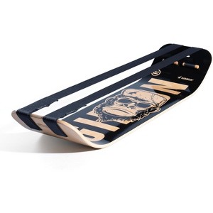 Balance Board for Slackline Training with 1 & 2 Line Options, Gift for Kids & Adults, Ideal for Core Workouts - 1 of 4