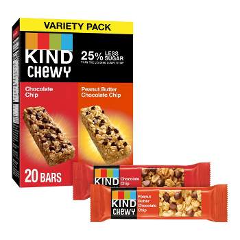 KIND Chewy Chocolate Chip & Peanut Butter Chocolate Chip Bars - 16.2oz/20ct