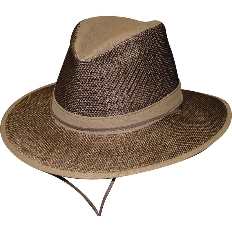 Henschel Men's Polycotton Packable Mesh Breezer Safari Hat, 1 of 2