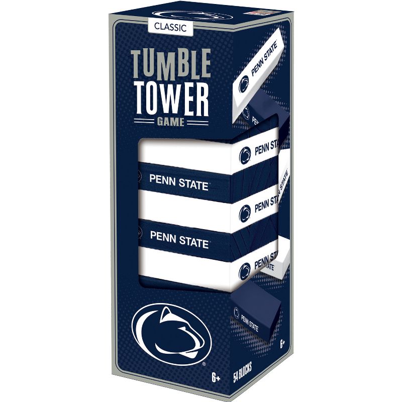 MasterPieces Real Wood Block Tumble Towers - NCAA Penn State Nittany Lions, 2 of 6