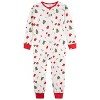 Gerber Baby and Toddler Girls' Snug Fitting Footless Pajamas, Holiday - 3 of 4