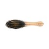 Bass Pet Brushes Dual Sided Pet Brush with 100% Premium Natural Bristle & Alloy Pin Pure Bamboo Handle Full Oval Striped Bamboo - 2 of 4