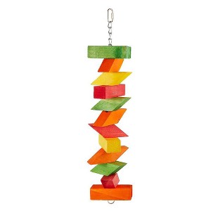 A&E Cage Company Happy Beaks Block Craze Bird Interactive Toy - 1 of 2