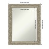 Amanti Art Filigree Half-Inch-Bevel Framed Bathroom Vanity Wall Mirror - 3 of 4