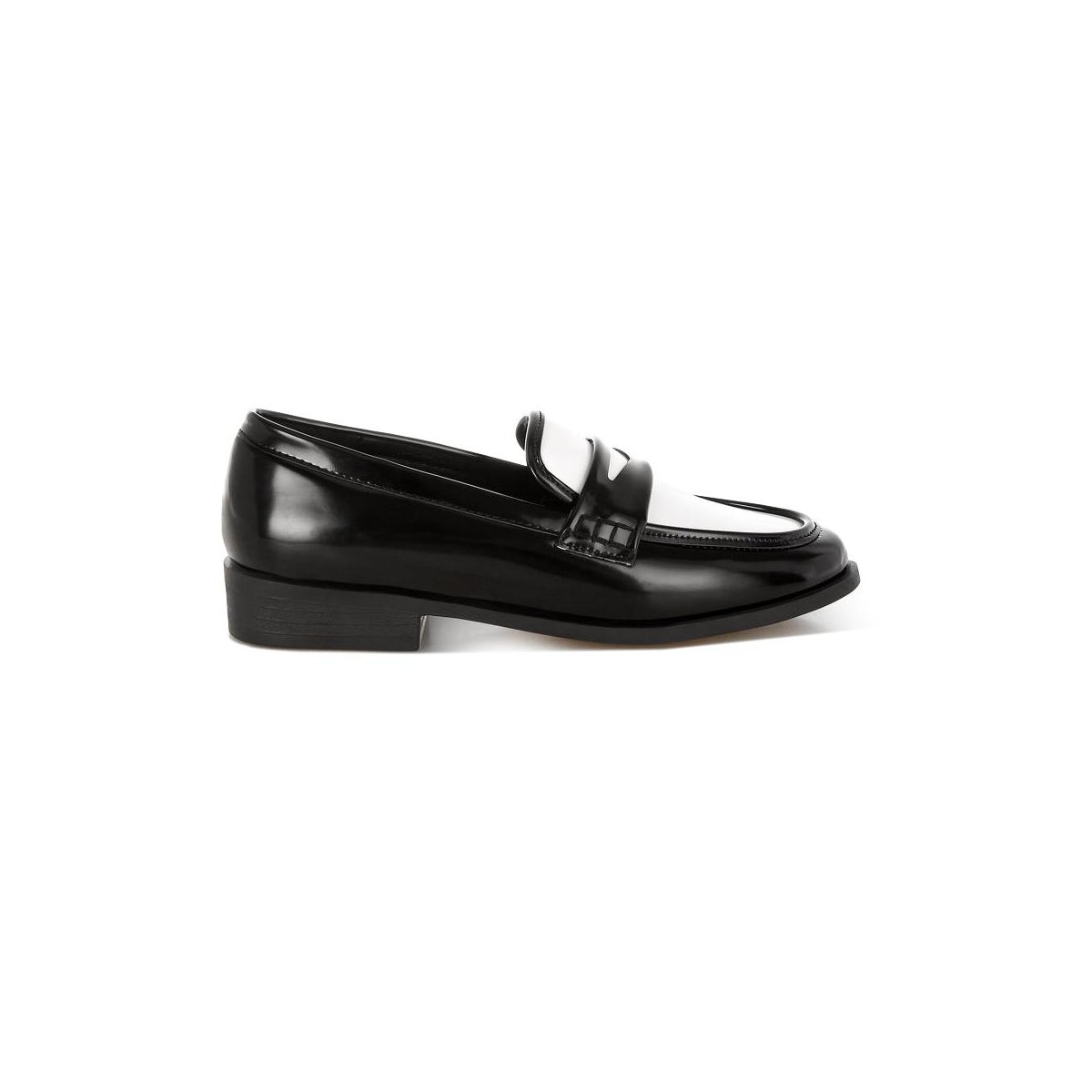 Женские туфли London Rag Womens BUGLE Duo Tone Penny Loafers 5 — фото 3