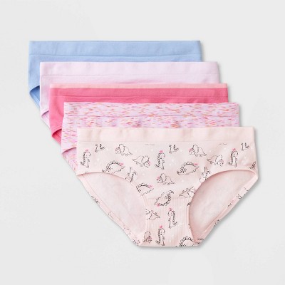 Cat & Jack, Accessories, Cat Jack Girls Size 6 Bikini Underwear 9 Count  Pack Multi Color Design Opn Pkg