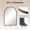 MAYEERTY Bathroom Wall Mirror Metal Frame Vanity Mirror for Bedroom Entryway Living Room - 3 of 4