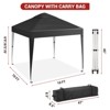 10 x 10 FT Pop Up Canopy Tent, Commercial Portable Canopy with Wheeled Carry Bag, Waterproof Party Tent for Patio, Garden - 4 of 4