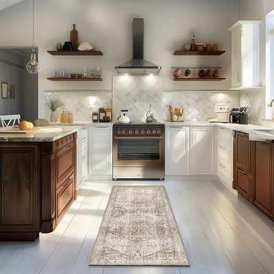 Elegant Silver Medallion 4' x 6' Oval Synthetic Area Rug