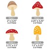 Big Dot of Happiness Wild Mushrooms - DIY Shaped Red Toadstool Party Cut-Outs - 24 Count - 2 of 4