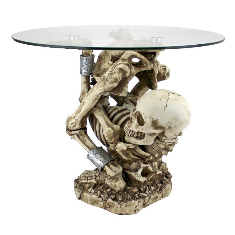 Design Toscano The Contortionist Skeleton Side Table, 5 of 7