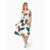 PATPAT Family Matching Mommy and Me Floral  Strap Midi Dresses and Splicing Short-sleeve T-shirts Sets - 3 of 4